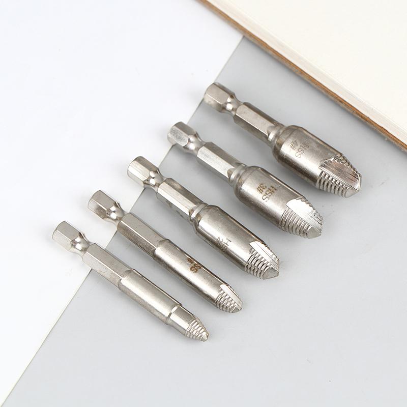 4/5 Stück Mehrzahn-Extraktorbohrer Gebrochener Beschädigter Schraubenextraktor Bohrer Speed Out Bolzenextraktor Bolzenbolzenentferner Werkzeuge