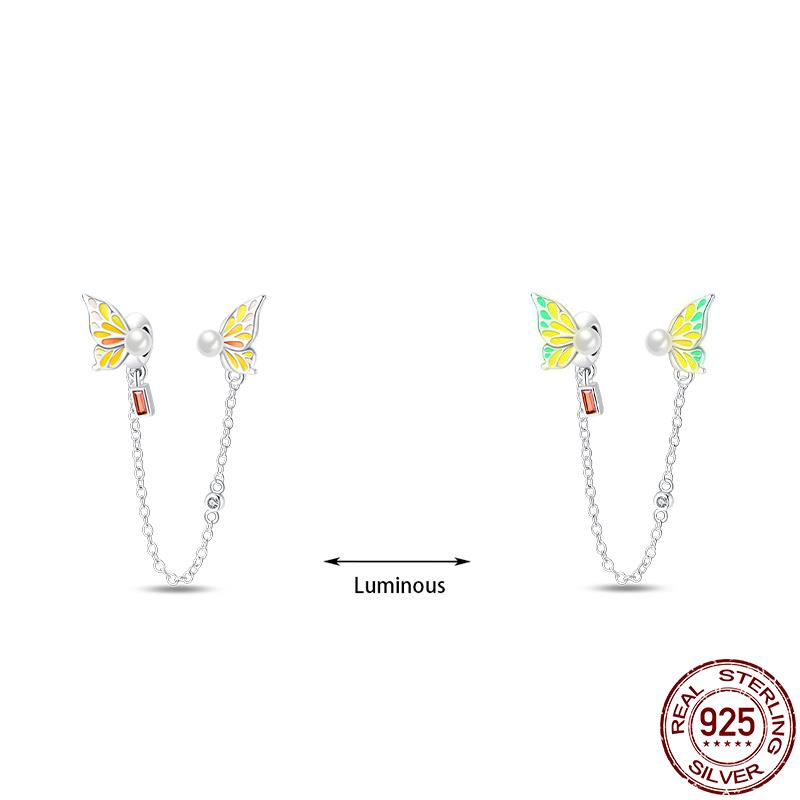 Copper Glow Halloween Series Charms Fit Original Pan Bracelet Diy Beads For Women Birthday Fine Jewelry Gift