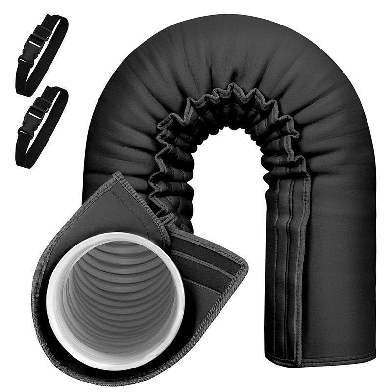 Universal AC Hose Cover Waterproof Dustproof Heat Proof Exhaust Pipe Protector for RV Travel Portable Air Conditioner
