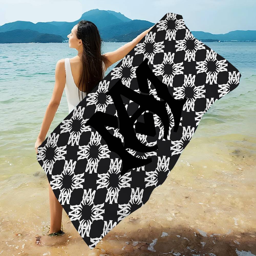 Clothing Brand A-AMIRI Microfiber Beach Towel Absorbent Quick Dry Soft Yoga Swimming Resort Mountain Climbing Towel