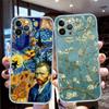 PP59 Starry Night Van Gogh Painting Case for Motorola G10 G20 G30 G31 G32 G34 G35 G41 G42 G50 G51 G52 G55 G60 G62 G71 G72 G75