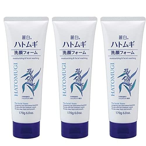 

Reihaku Hatomugi facial cleansing foam 170g x 3 pieces