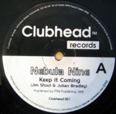 

12inch Record NEBULA NINE Keep It Coming 001 CLUBHEAD 1996 US Dance Electronica Used
