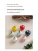 Ancient Style 25g Butterfly Ceramic Jar Solid Perfume Balm - Perfect for Cultural and Creative Events or as a Souvenir Gift 