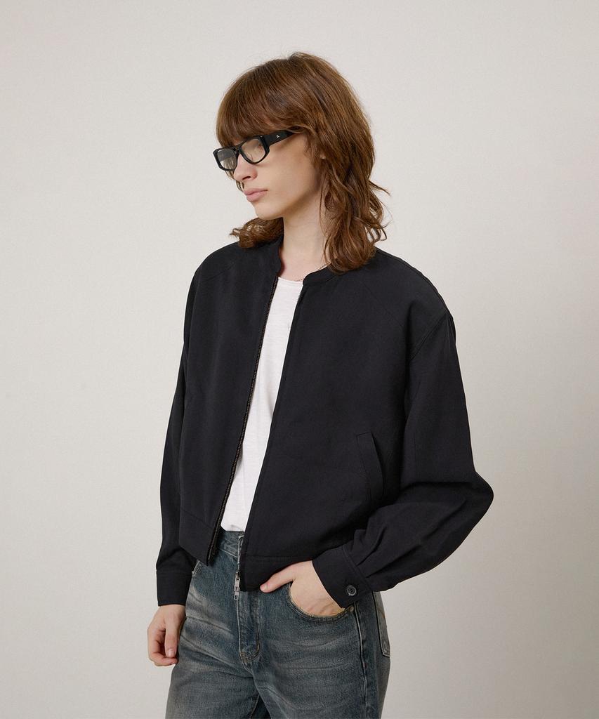 Lmood Groove Cupro Blouson Jacket Black