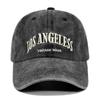 Unisex Vintage Baseball Cap with Letter Embroidery and Adjustable Snapback for Spring and Summer