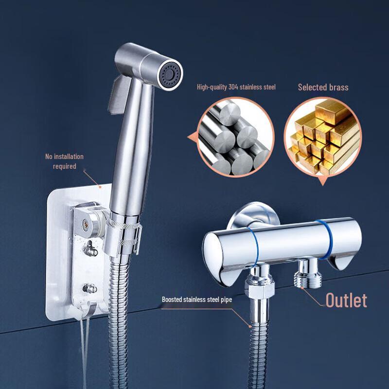 Dier Pressurized Toilet & Bidet Sprayer Kit