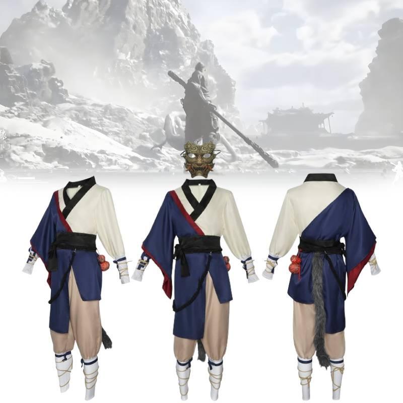 Myth Black Wukong Cosplay Set Game Role Play Party Adult And Costumes Child