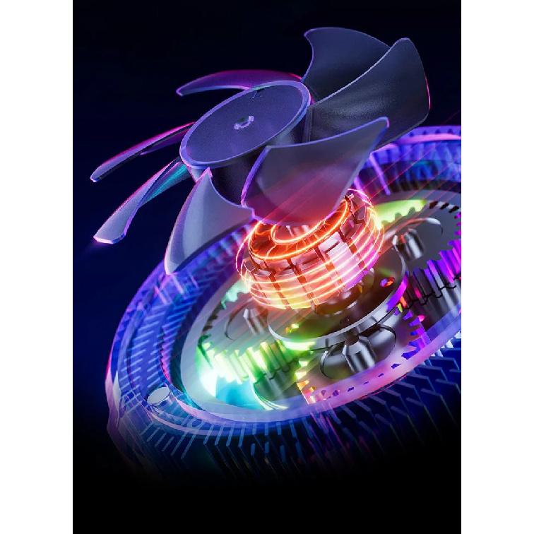 FS18 AI Mobile Cooler 30W Magnetic Back-clip Ice Cooling Radiator Digital Display RGB Light Gaming Cooler Temperature Control