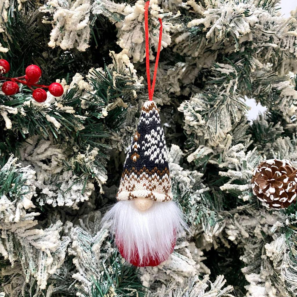 Faceless Gnomes Christmas Tree Ornaments: Small New Year Charms