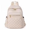 Large Capacity Fashion Solid Color Double Shoulder Bag Female Travel Leisure Backpack Student School Bag