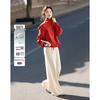 Demana Women's Sunshine Cotton Petite Stand Collar Short Jacket