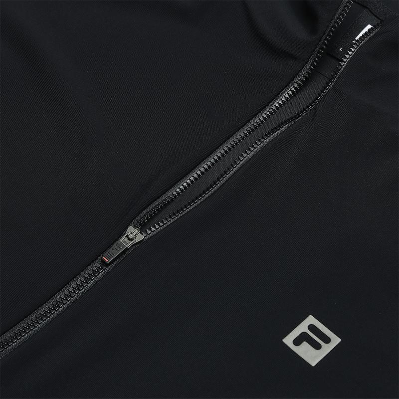 FILA Fitness Knitted Hooded Comfortable Jacket Men jackets A11M531501F-BK