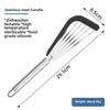 The kitchen anti-scalding frying spatula heat-resistant frying fish spatula all stainless steel spatula home outdoor cooking