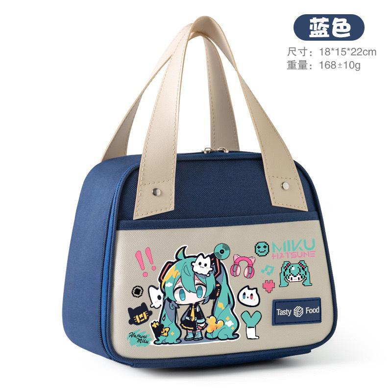 Hatsune Miku Süße Cartoon Isolierte Lunchtasche Große Kapazität Handtasche Thermisch Süße Cartoon Tragbare Tasche Schülerschenke