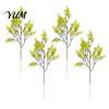 Orange Silk Plants for Halloween Decoration Realistic Artificial Flowers Autumn Home Decoration, Floral Lifelike Branches Seasonal Display Table