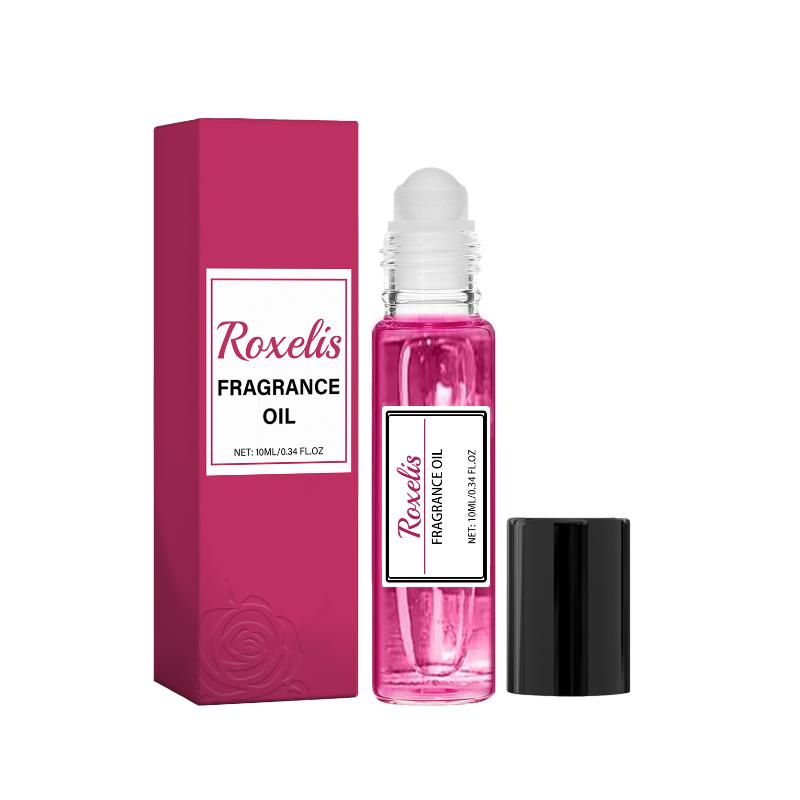 Women Rose Roll On Perfume Long Lasting Fragrance Hydrating Fresh Scent Niche Perfume for Travel and Daily Use