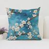 Japanese Cherry Blossom Cushion Cover 45X45 Cushions Covers Pillow Covers Decorative Luxury Pillowcase 45*45 Bed Pillowcases