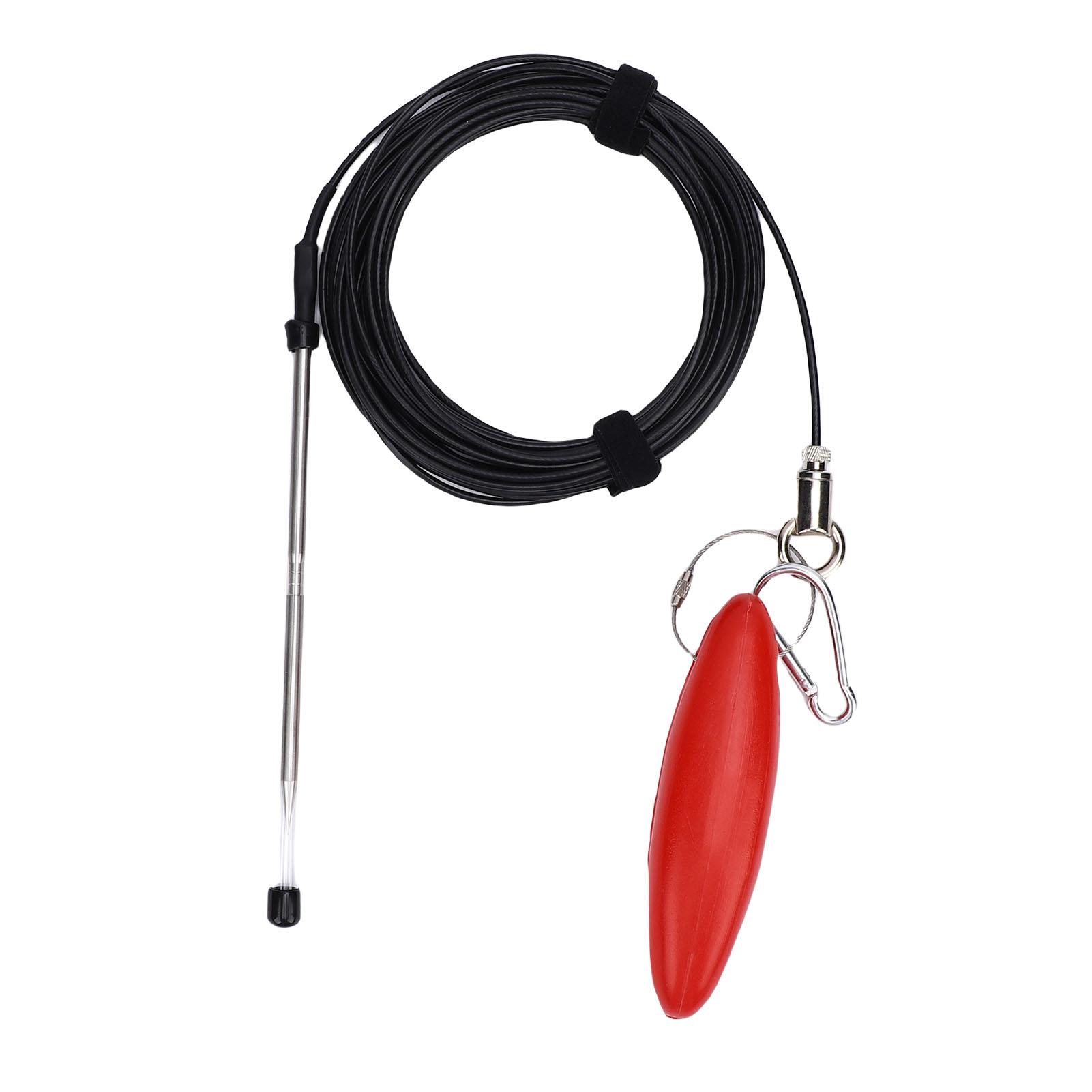 Fishing Stringer 500lbs Stainless Steel 26.2ft Fish Holder Stringer Prevent Tangling with Floater for Big Fish Outdoor