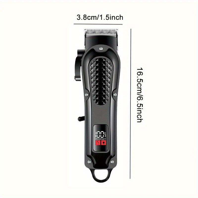 Xiaomi Professional Men's Hair Trimmer with LED Display, Rechargeable Lithium Battery USB Charging Wireless Trimmer Suitable for Trimmi