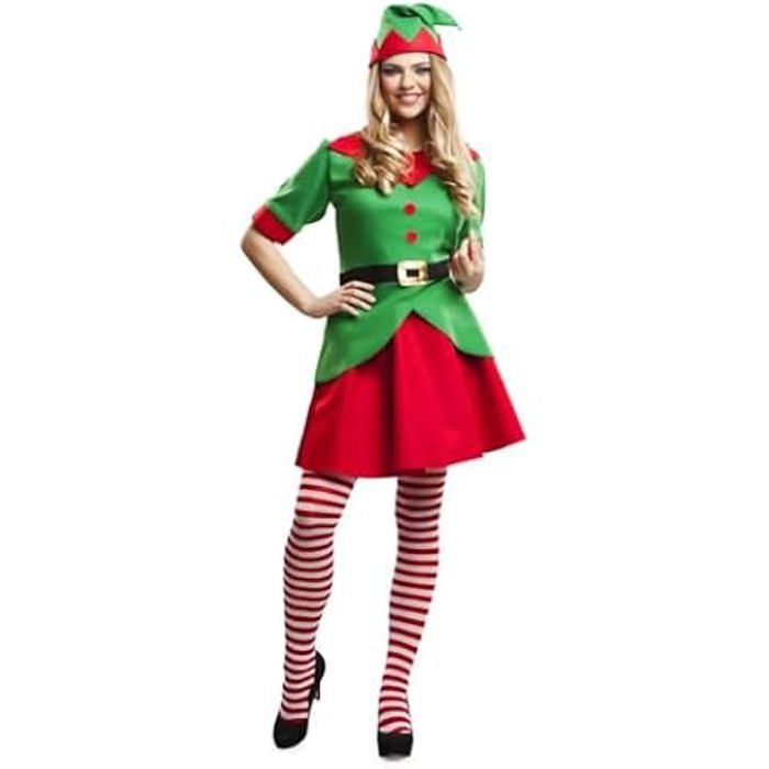 Jouet - VIVING - Déguisement Elfe - Taille XXL - Multicolore - Comprend chemise et chapeau