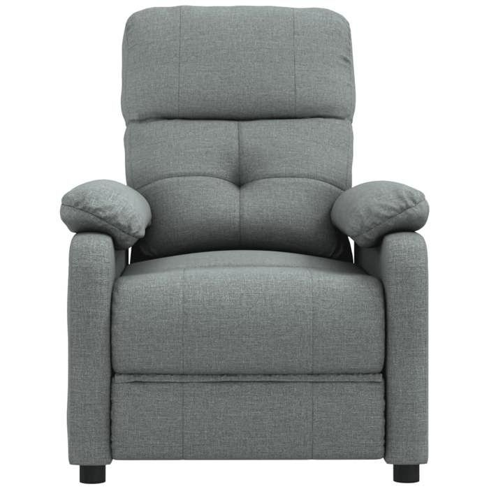 VidaXL Fauteuil Inclinable, Siège avec Accoudoirs et Dossier, Chaise de Relaxation avec Repose-pied, Meuble de Salon, 348276
