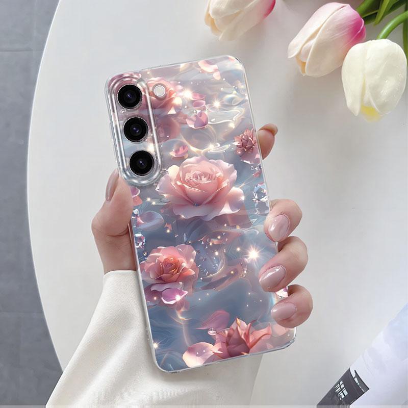 

For Samsung S23 Plus S23 Ultra Case Luxury Phone Case For Samsung GalaxyS23 S23 FE Marble Clear Soft Silicone Protective Cover Samsung S23Ultra