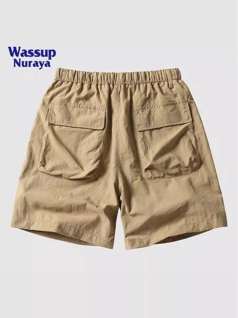 Trendy Summer Men's Casual Shorts - Korean Style Mid-Length, Loose Fit