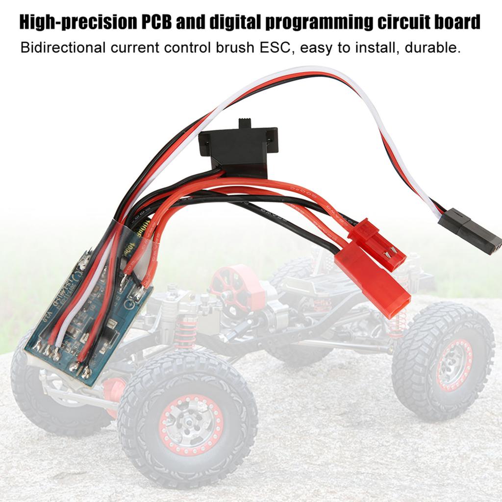 30A 4 8V ESC Two Way RC Motor Speed Controller for 1 16 1 18 1 24 Car BoatWithout Brake