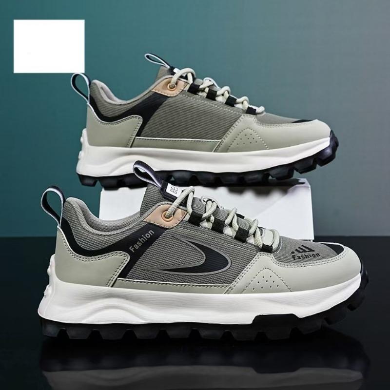 

Men s shoes, sports shoes, men s board shoes, new comfortable and versatile student breathable casual shoes 44 зелёный