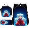 Inuyasha Warm Winter Child School Backpack with Lunch Bags ,Pencil Bags ,School Bags for Boys Girls Best Gift