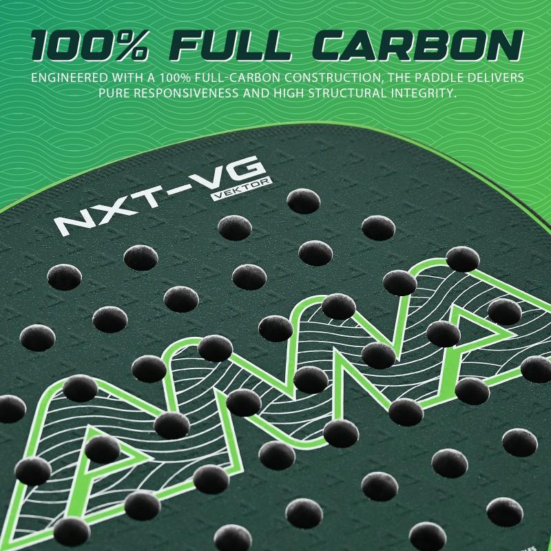 Padel Racket Carbon Fiber Professional Training Single Paddle Men Women