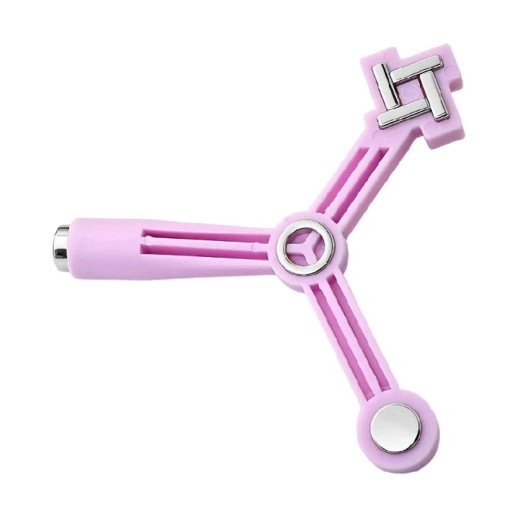 

Portable Triangular Windwheel Magnetic Manicure Instrument Craft from Metal for Control and Artistic Nail Art Creations фиолетовый
