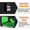 K4 3000mW Mini Laser Engraver Machine Painted Metal Wood Carving Cutting Off-line APP Supports Label Printer