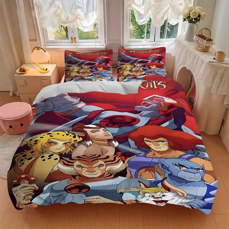 3pcs Thundercats Bedding Set. Soft and Comfortable with No Core Included (1x Duvet Cover + 2x Pillow Covers) yy251031055