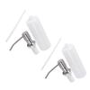 2 Sets Soap Dispenser for Kitchen Sink 304 Stainless Steel Built in Soap Dispenser Countertop Pump Head with 300ML
