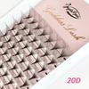 Goddess Premade Volume Big Fans 20D 30D  Individual Lashes Extension Pointy Stem Eyelash Extensions Natural Soft Russian Volume
