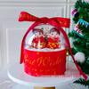 Festive Red Hug Bucket Cake Box: Christmas, New Year & Birthday Party Dessert Gift Packaging