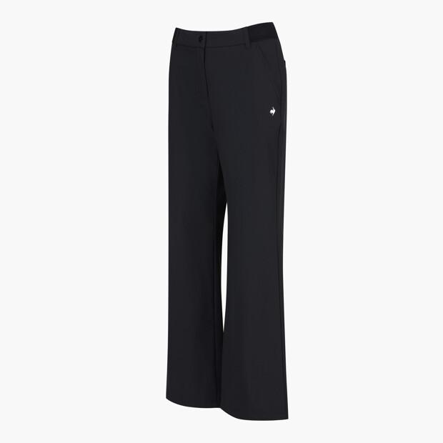 LECOQ GOLF Women'S Elastic Waist Semi-Wide Fit Pants _Blck Gr222Lpt42