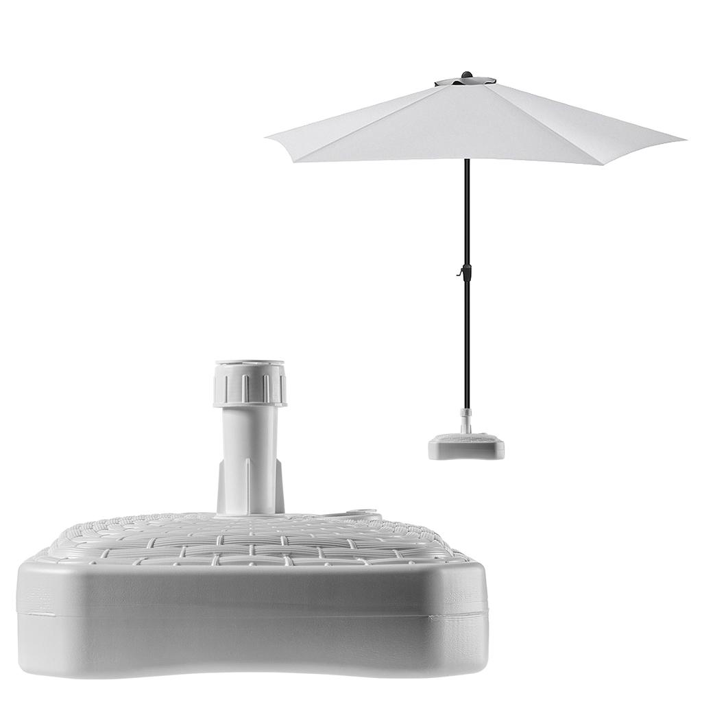 KADAX Parasol Base Garden Umbrella Stand Square 39cm Weight