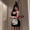 Sexy Maid Uniform Temptation Clothes Club Waiter Bunny Girl Role Play Women Maidservant Erotic Lingerie Pajamas Costumes