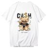 Teddy Bear Tshirt Cool Robotic Graphic Tops Harajuku Cartoon Streetwear Fitness Clothes Casual Fashion Tee Roupas Masculinas