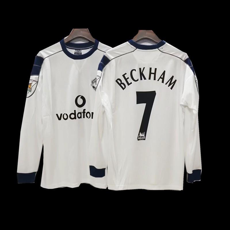 Vintage Long Sleeve Football Jersey Retro Soccer Shirt Men Women Sportswear