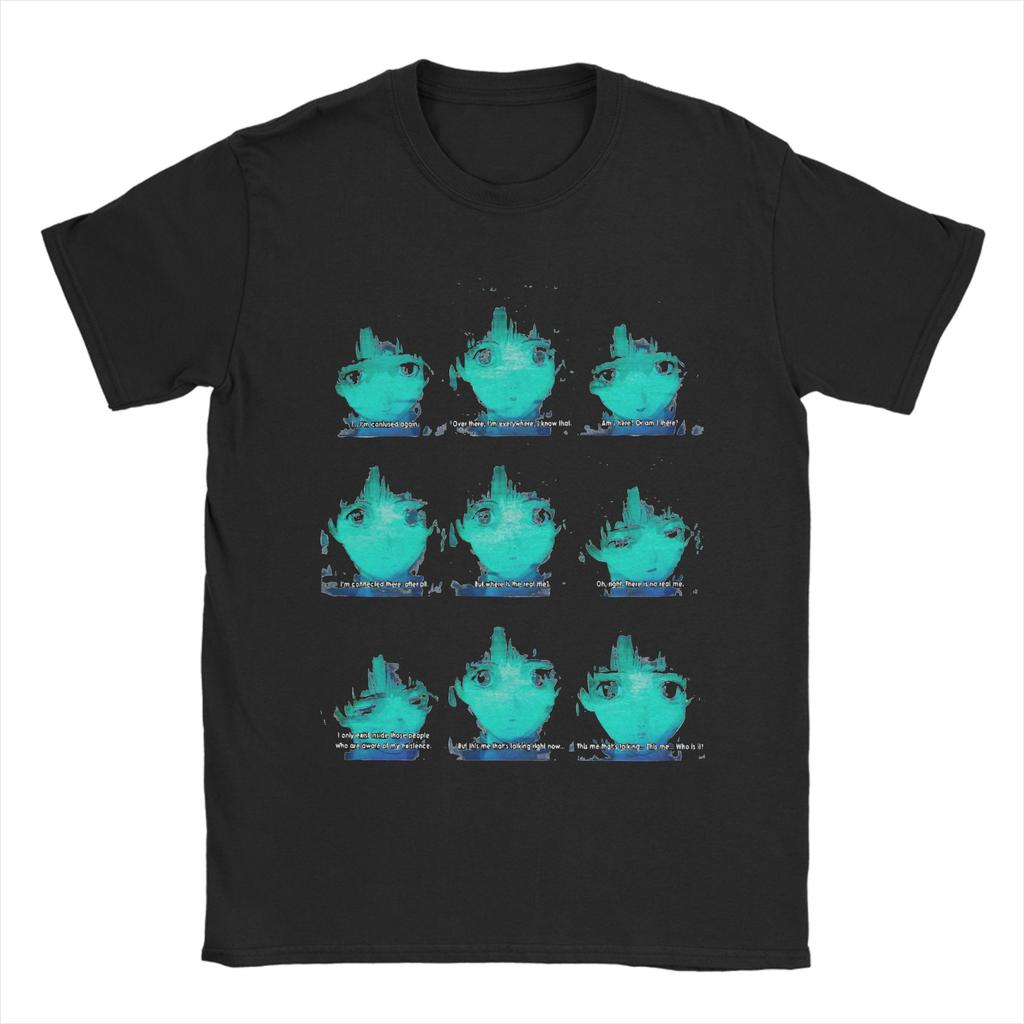 Serial Experiunisexts Lain Classic TShirt T Shirts Unisex Unisex Cotton Humorous TShirt O Neck Tees Short Sleeve Clothing Big Size