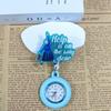 Shiny Cartoon Nurse & Doctor Badge Reel with Retractable PVC Pocket Watch Clip
