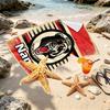 Custom Name Personalized North Sydney Bears Print Beach Towel, for Trip Camping Beach Party Home Decor, Birthday Gift for Family & Friends