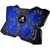 Klim Wind - Blue Laptop Cooler - Ultra-fast Cooling + 4 Silent Fans