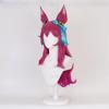 Joc LOL Spirit Blossom Ahri Perucă Cosplay Cu Urechi Lungă Ondulată Ondulată Sintetică Rezistentă la Căldură Păr Peruci Anime + Calotă Perucă + Articol de Păr