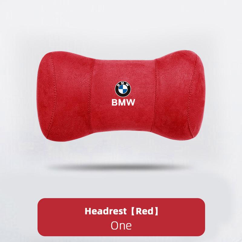 CTCE1 Car Seat Safety Headrest Pad Auto Emblem Neck Pillow For BMW M E46 E90 E60 G30 G32 G01 G02 G05 G06 G07 G26 G16 X3 E92 Sticker