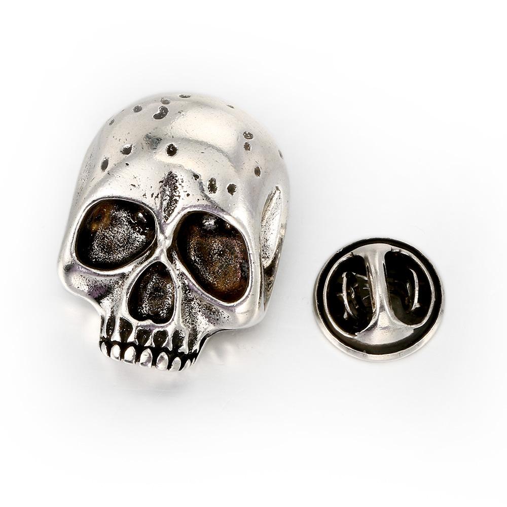 

Punk Style Skull Head Brooch Gothic Backpack Badge Ghost Head Clothing and Bag Pins Fashion Men Women Halloween Gift OHX001